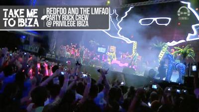 Redfoo and the LMFAO Party Rock Crew @ Privilege Ibiza