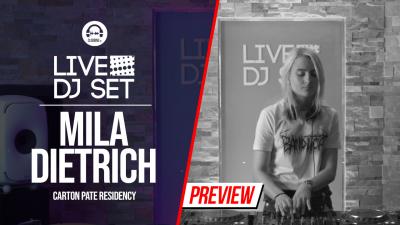 Live DJ Set with Mila Dietrich - Carton-Pate residency