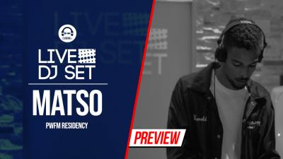 Live DJ Set with Matso - Springboard contest winner - Pwfm residency 