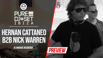 Pure DJ Set Ibiza with Hernan Cattaneo b2b Nick Warren @ Café Del Mar