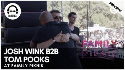 Clubbing Experience with Josh Wink b2b Tom Pooks @ Family Piknik 2019